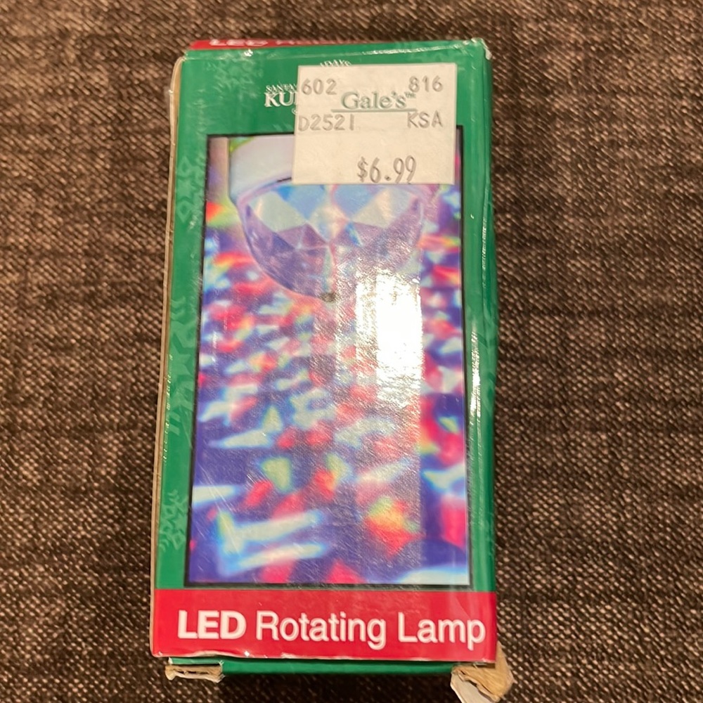 LED Rotating Lamp New/Unused